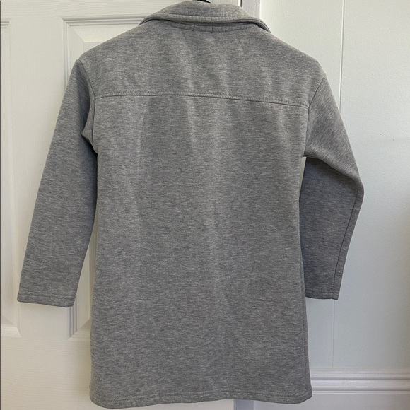 Forever21 Kids 7/8 Heather Gray Soft Shelled Open Blazer - Picture 4 of 4
